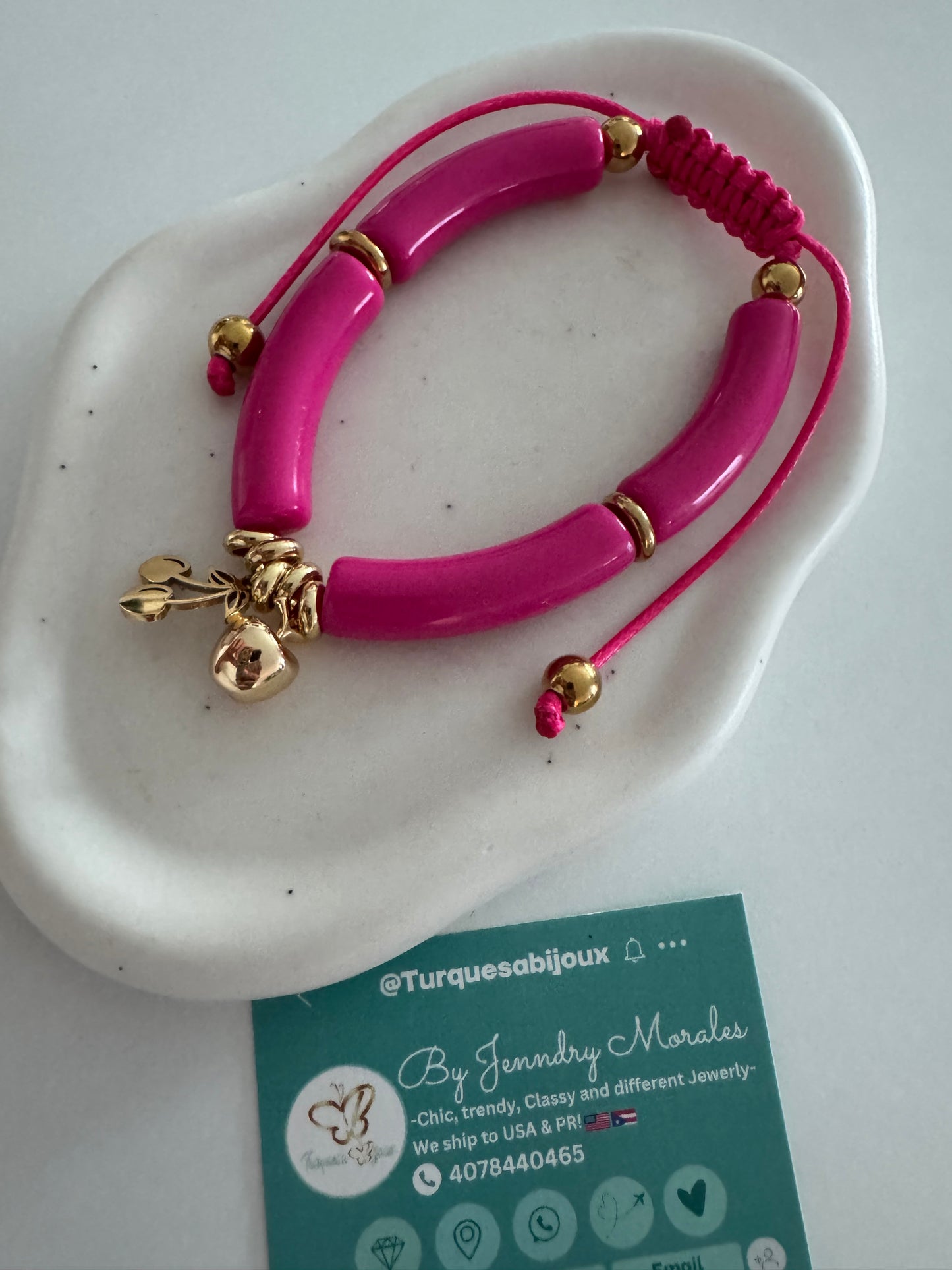 Bracelet Magenta Love