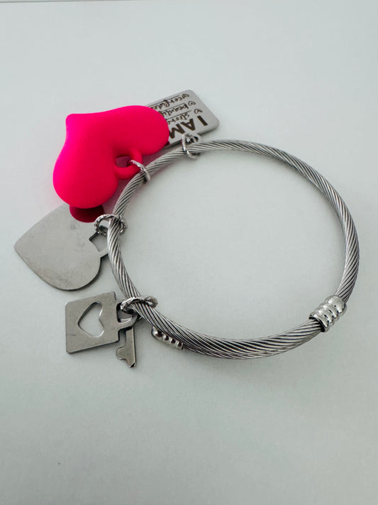 Brazalete de acero inoxidable