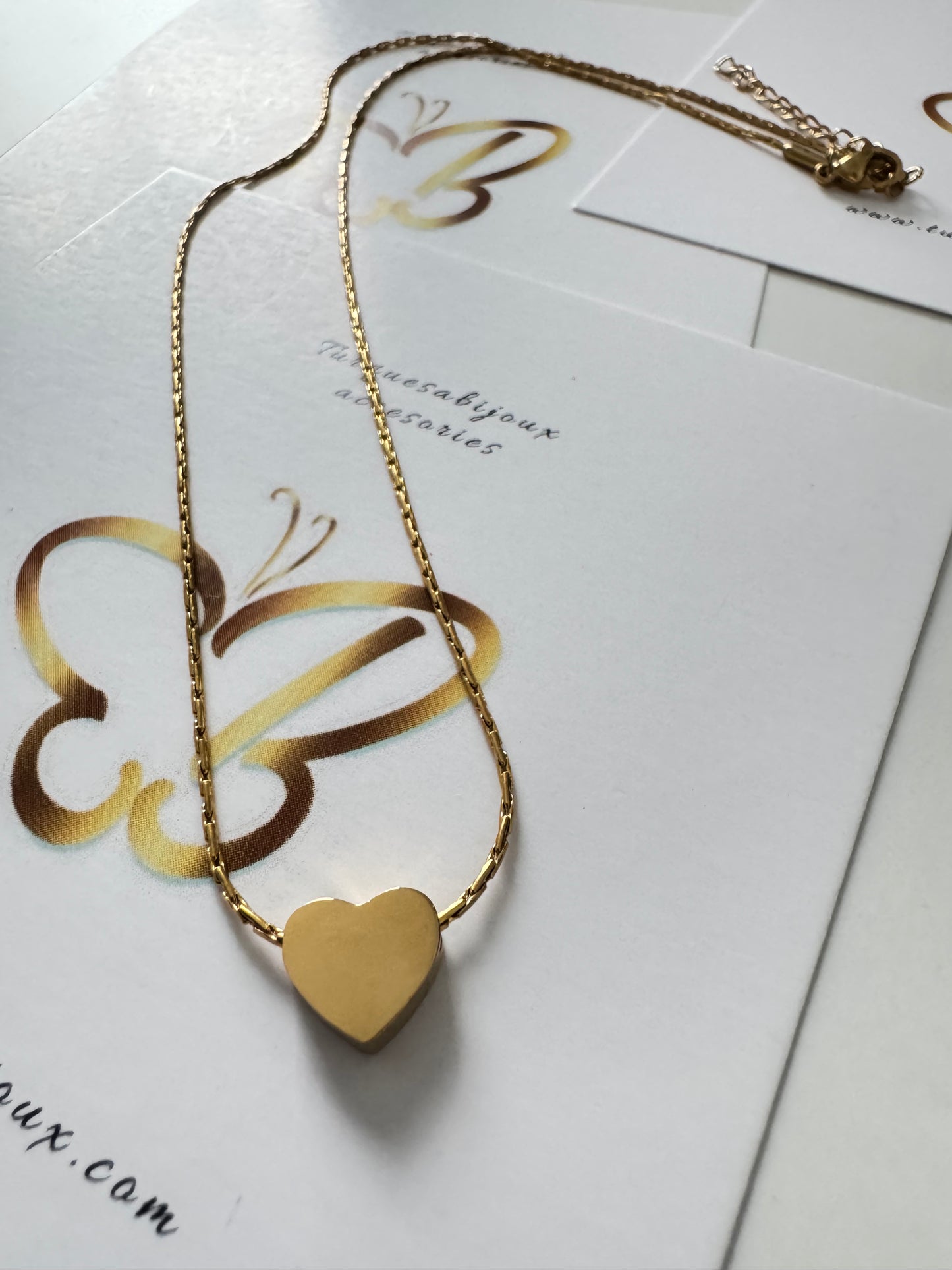 Necklace heart