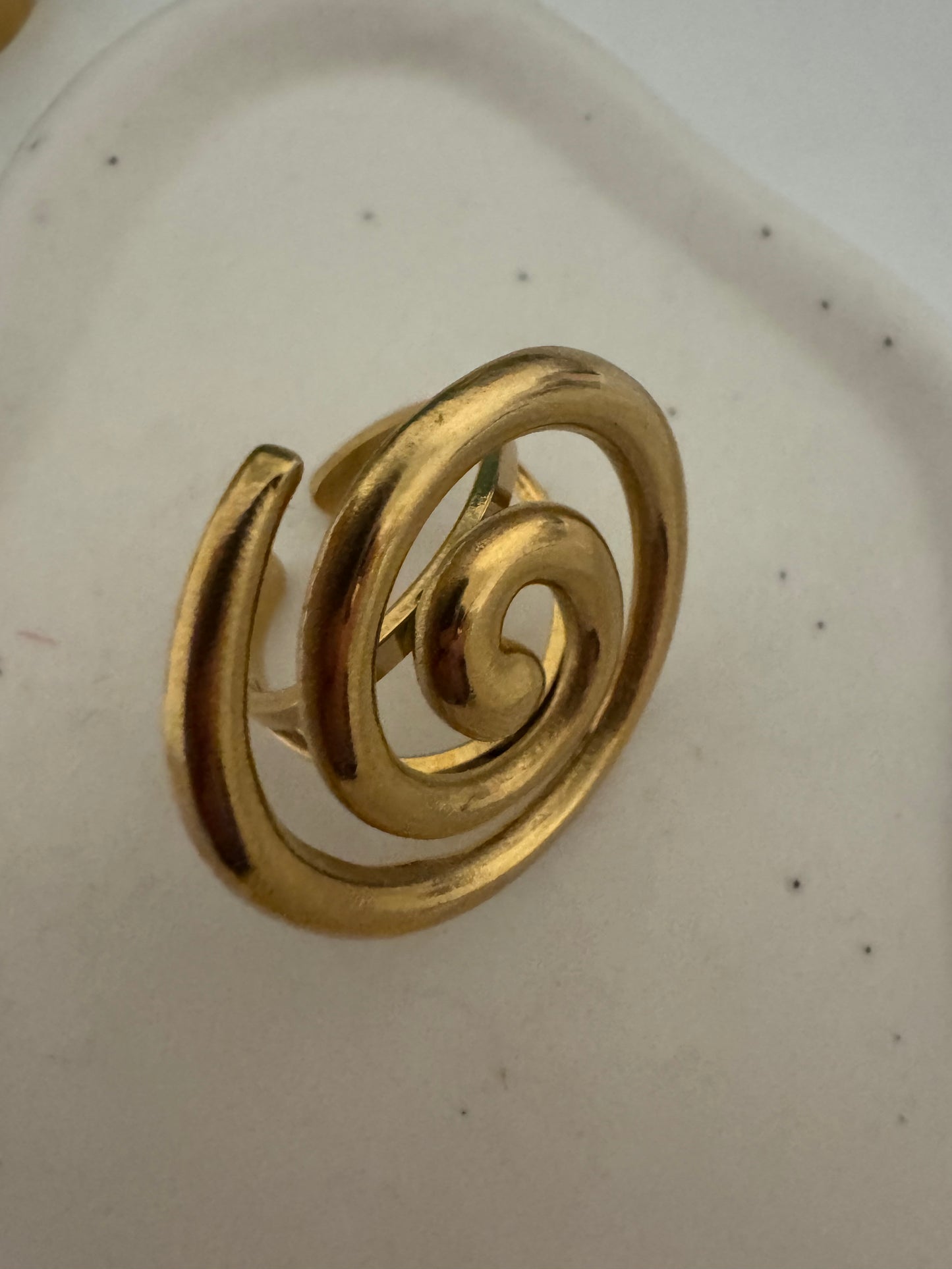 Ring ajustable spiral 🌀