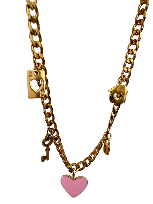Necklace love Rosa