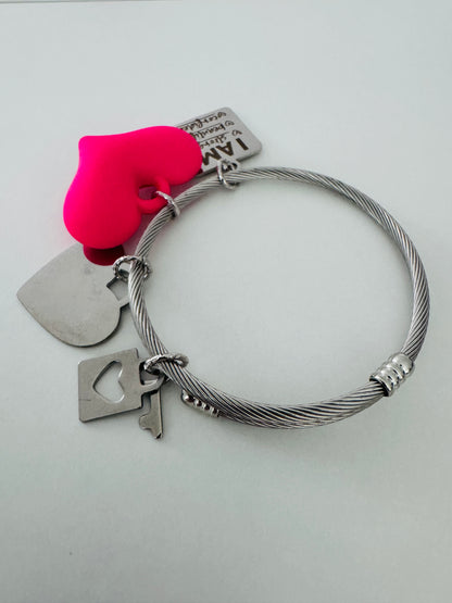 Brazalete de acero inoxidable