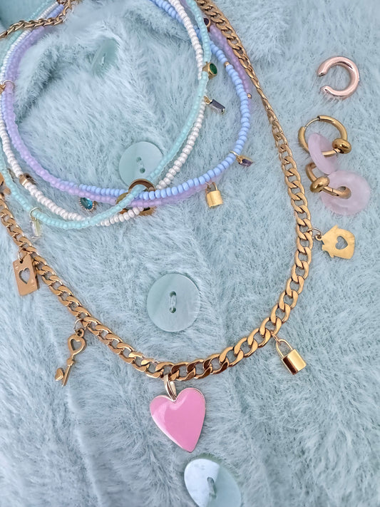 Necklace love Rosa
