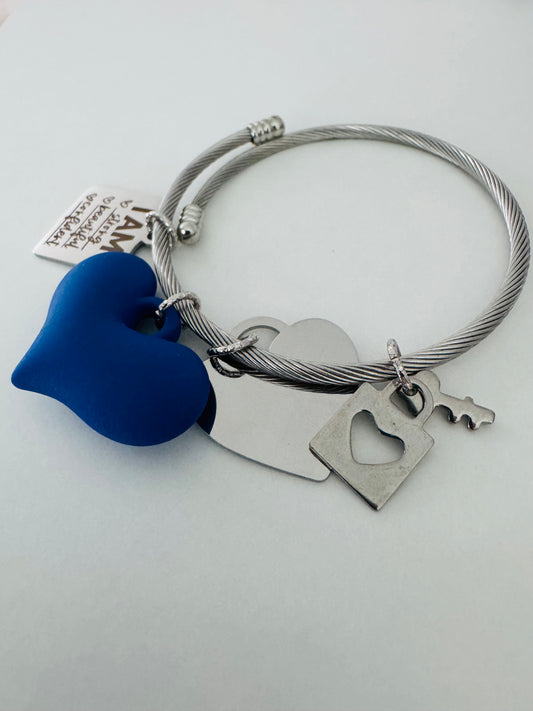 Brazalete de acero inoxidable