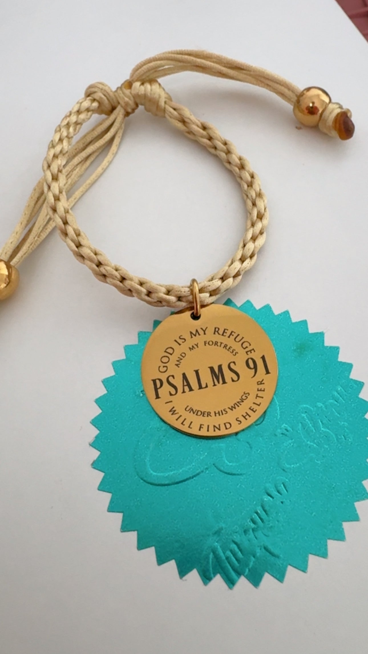 Bracelets Faith Salm 91 and Blesed