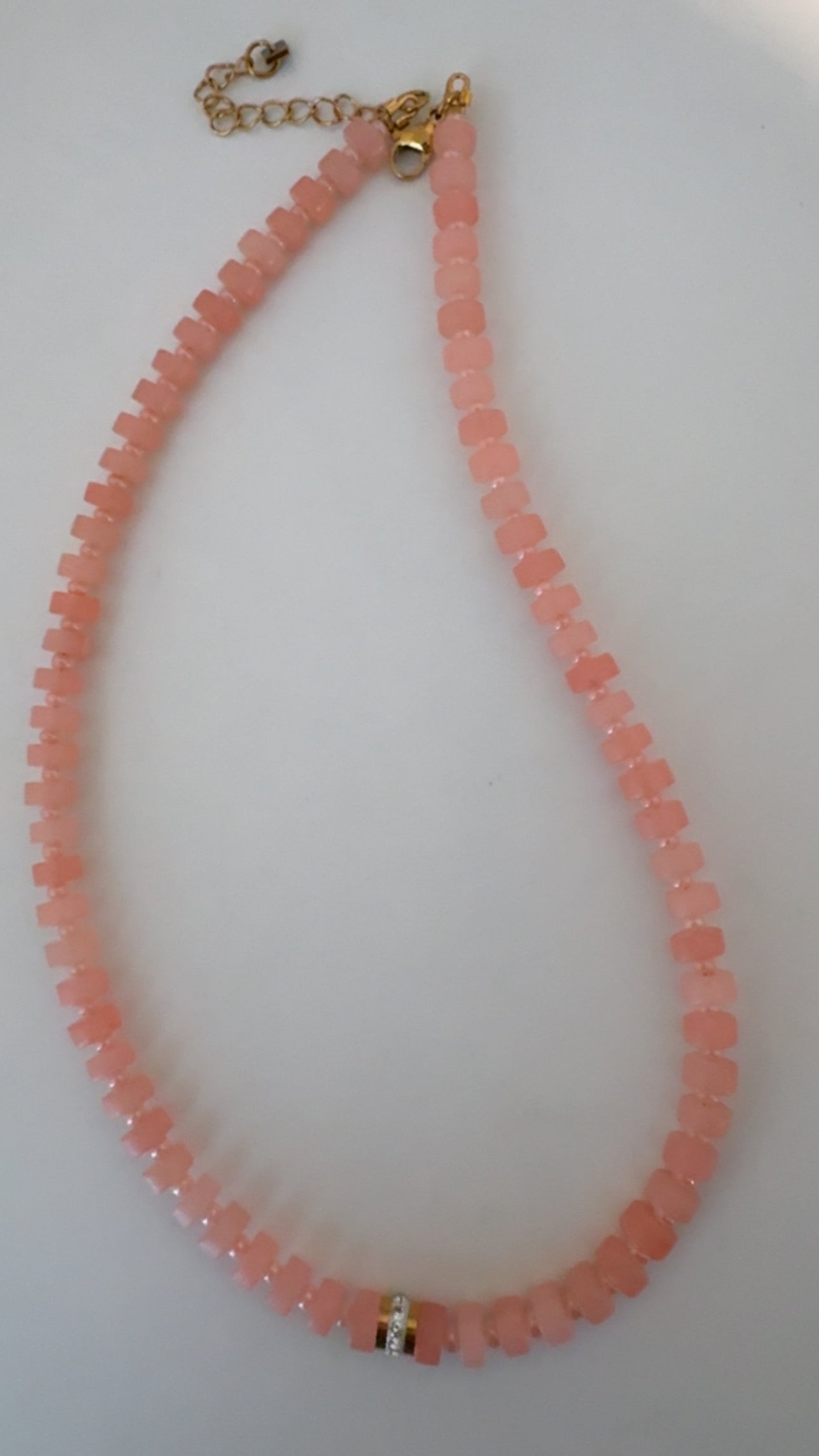 Coral Rose Necklace