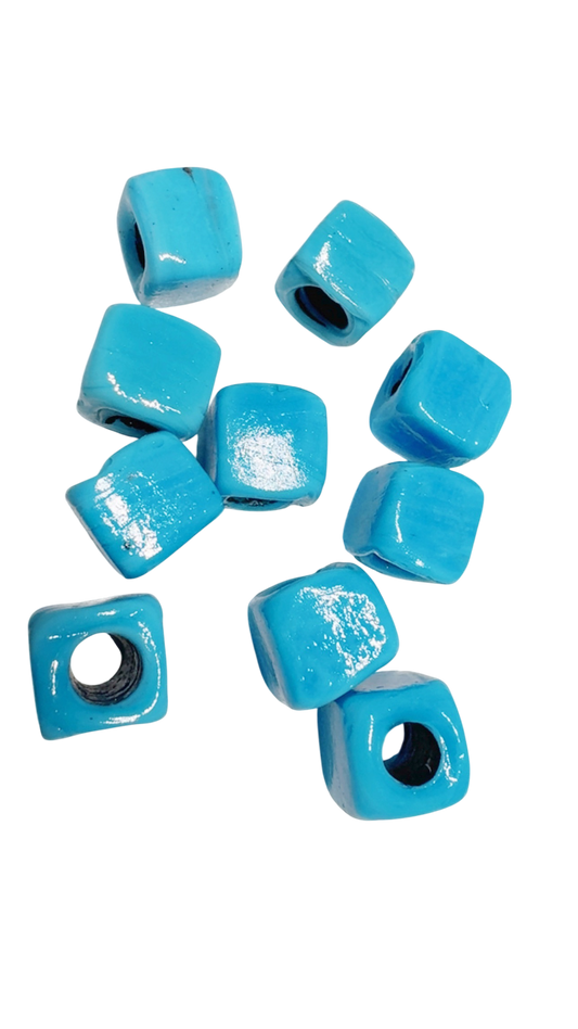 Glass Cube Turquoise