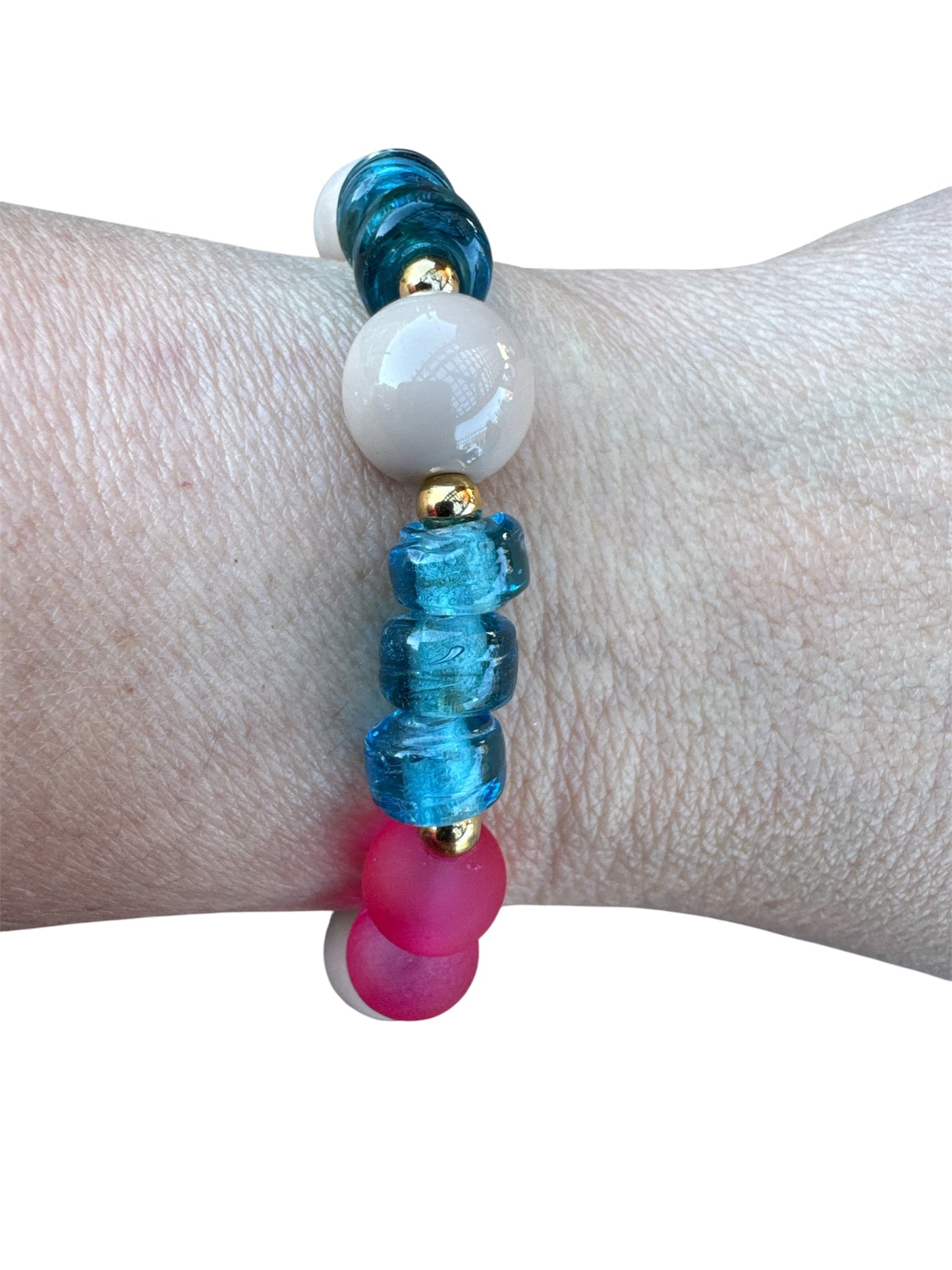 Bracelets fucsia nude