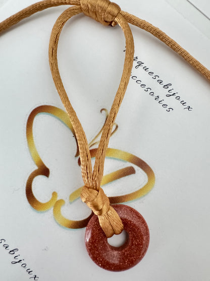 Hilo’s con piedra natural lluvia de oro