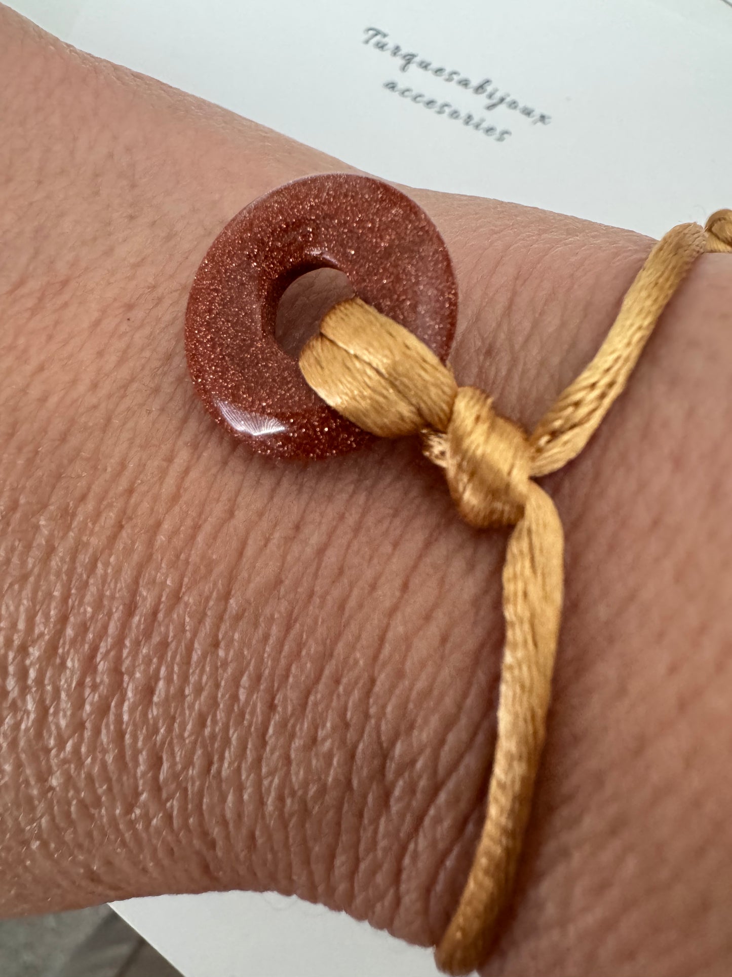 Hilo’s con piedra natural lluvia de oro