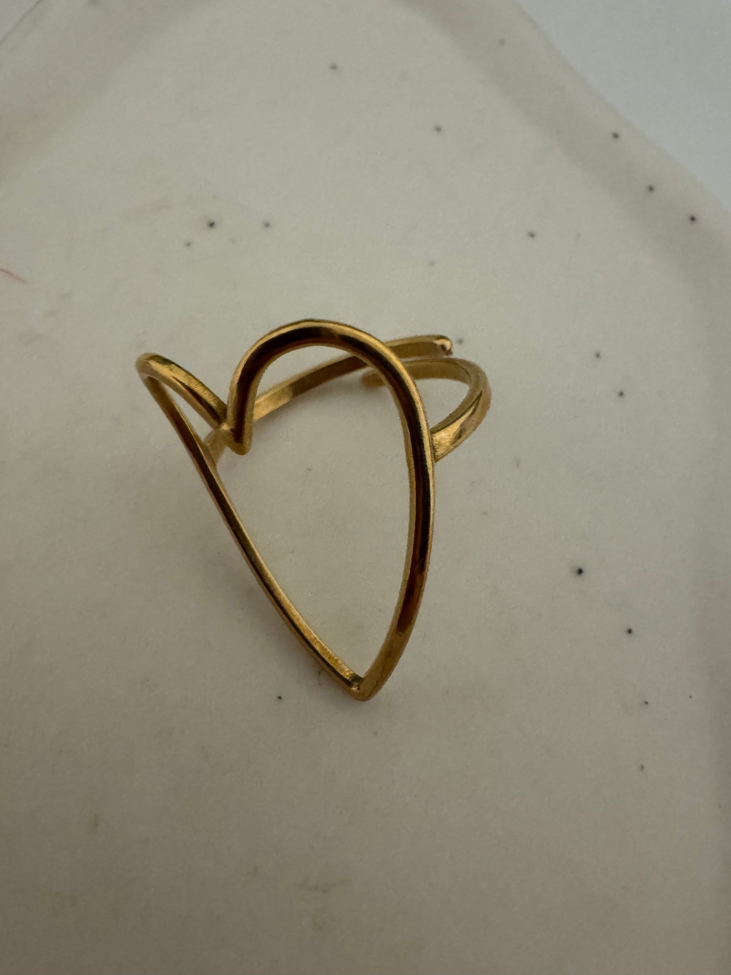 Ring Heart gold