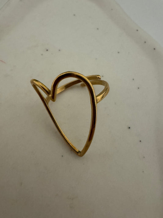 Ring Heart gold