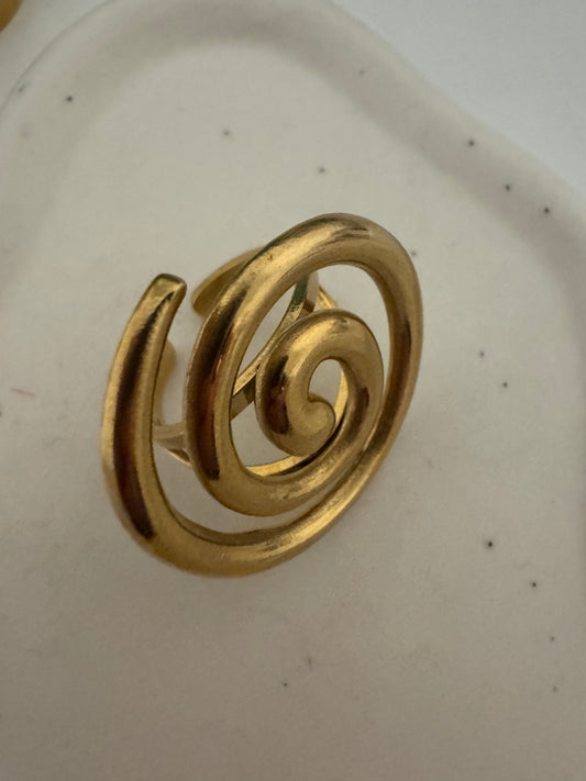 Ring ajustable spiral 🌀