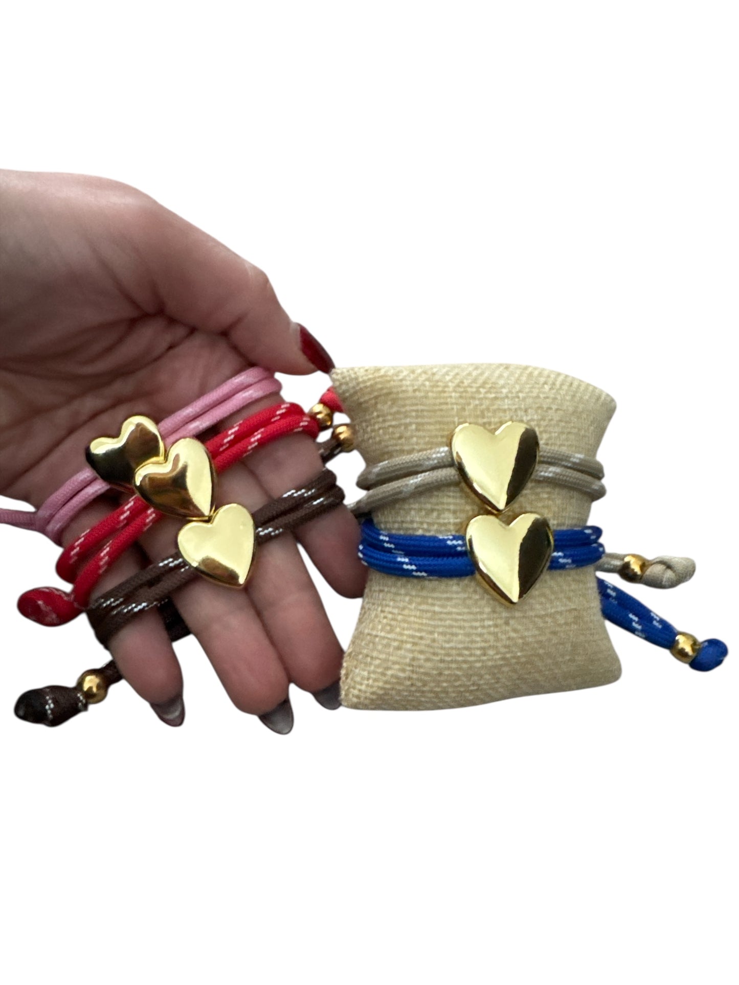 Bracelets paracord heart