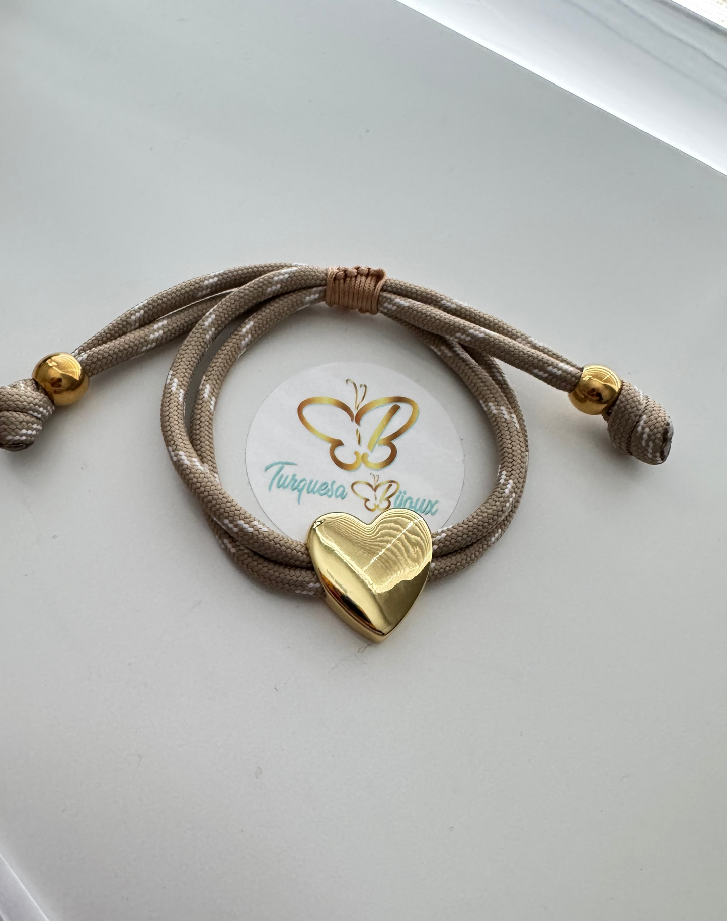 Bracelets paracord heart